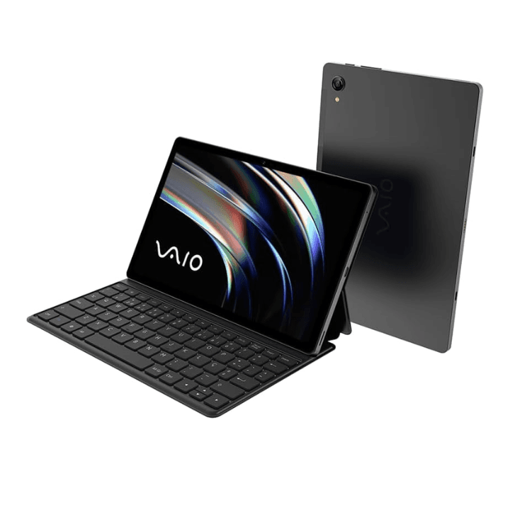 Tablet VAIO TL10 8GB 128GB Octa-Core, Tela 10.4” 2K, 4G WiFi, Câmera 8MP + Selfie 5MP, 7000mAh, Android 13, com Teclado de Conexão Inteligente – Preto
